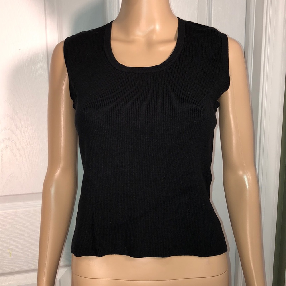 Sandra Petite Black Sweater Top P/M